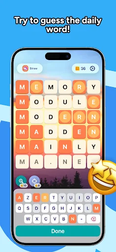 Sutom – Word Game & Puzzles ডাউনলোড করুন | প্রতিদিনের মস্তিষ্কের ব্যায়াম - Screenshot 1