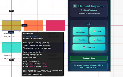 Element Inspector ডাউনলোড করুন – পেশাদার UI অ্যানালাইসিস টুল - Screenshot 3
