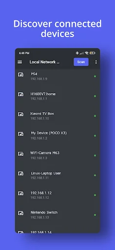 IP Scanner ডাউনলোড করুন – দ্রুত নেটওয়ার্ক অ্যানালাইসিস ও ওয়াইফাই টুলস - Screenshot 2