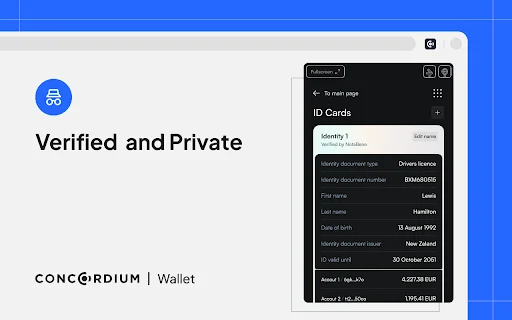 Concordium Wallet ডাউনলোড করুন – নিরাপদ ও প্রাইভেসি-কেন্দ্রিক ব্লকচেইন - Screenshot 4