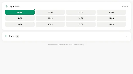 Madeira Bus ডাউনলোড করুন – লেভাদা হাইকিং ও ট্যুরিস্ট ট্রিপের সেরা গাইড - Screenshot 22