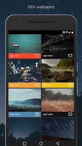 Light Void Pro – White Icons ডাউনলোড করুন – সেরা মিনিমালিস্ট আইকন প্যাক - Screenshot 3