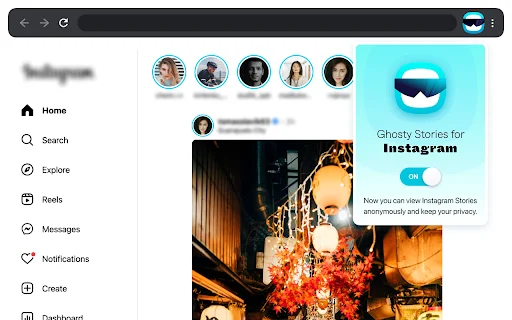 Ghosty Stories for Instagram – অগোচরে স্টোরি দেখুন ও ডাউনলোড করুন - Screenshot 1
