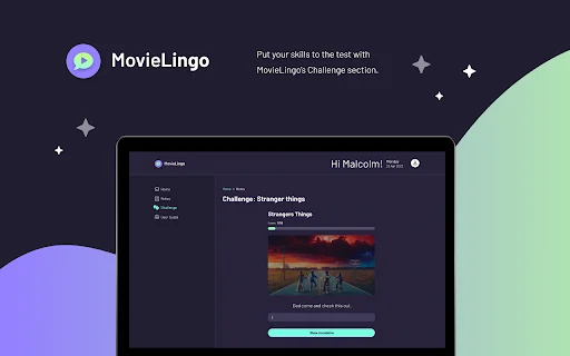 MovieLingo ডাউনলোড করুন – নেটফ্লিক্সের মাধ্যমে ভাষা শিখুন - Screenshot 3