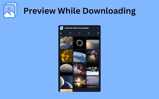 Facebook Album Downloader – এক ক্লিকে সব ছবি ডাউনলোড করুন - Screenshot 4