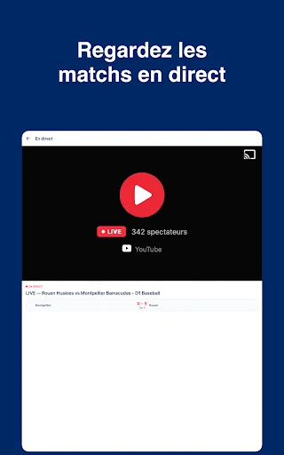 BaseBall TV France ডাউনলোড করুন – ফ্রান্সের বেসবল নিউজ আপডেট - Screenshot 12