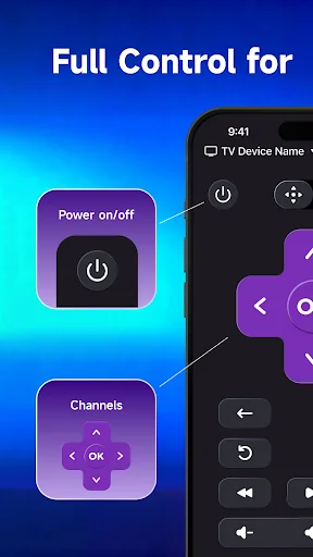 Roku TV Remote ডাউনলোড করুন – সেরা ইউনিভার্সাল রিমোট অ্যাপ - Screenshot 1