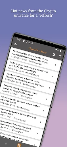Cryptocoin Alerts ডাউনলোড করুন – ক্রিপ্টোকারেন্সি প্রাইস অ্যালার্ট - Screenshot 4
