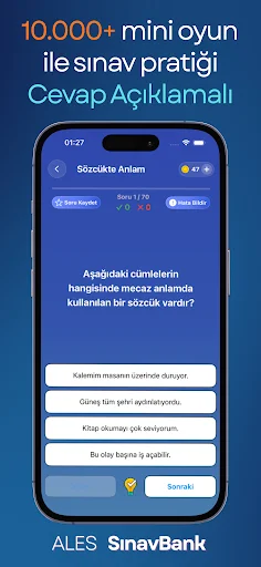 ALES & DGS SınavBank 2026 ডাউনলোড করুন – সেরা প্রস্তুতি অ্যাপ - Screenshot 3