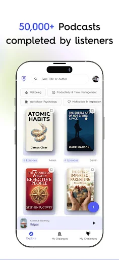 Dialogue: Book Summary Podcast ডাউনলোড করুন – সেরা বইয়ের অডিও সারাংশ - Screenshot 4