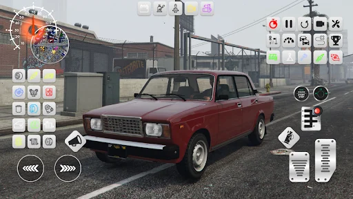 Lada 2107 Tuning Russian City ডাউনলোড করুন – সেরা কার সিমুলেটর - Screenshot 1