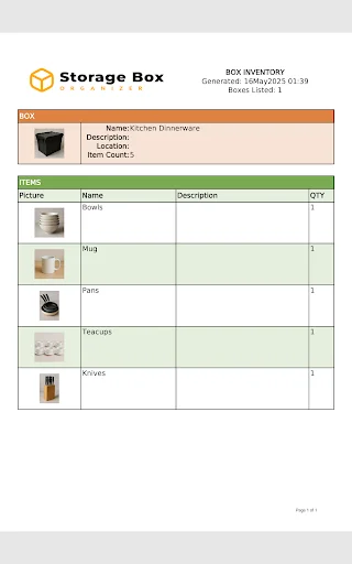Storage Box Organizer ডাউনলোড করুন – QR কোড দিয়ে সাজান আপনার স্টোরেজ - Screenshot 14