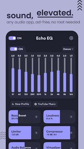 Echo Equalizer: Bass Booster ডাউনলোড করুন – সেরা সাউন্ড অভিজ্ঞতা - Screenshot 1