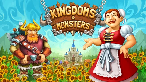 Kingdoms & Monsters ডাউনলোড করুন – অফলাইন সিটি-বিল্ডার গেম - Screenshot 1
