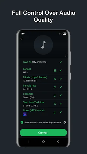 Audio Converter (MP3 AAC OPUS) ডাউনলোড করুন – সেরা অডিও কনভার্টার - Screenshot 3