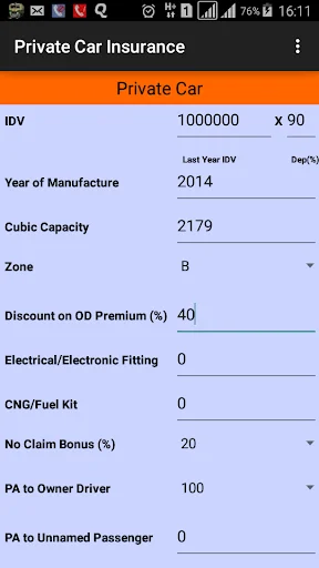 Motor Insurance Calculator অ্যাপ ডাউনলোড করুন – সেরা ইন্স্যুরেন্স টুল - Screenshot 9