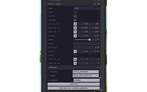 Phaser Debugger ডাউনলোড করুন – Phaser 3 গেম ডিবাগিং টুল - Screenshot 5