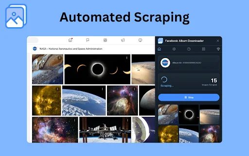 Facebook Album Downloader – এক ক্লিকে সব ছবি ডাউনলোড করুন - Screenshot 3