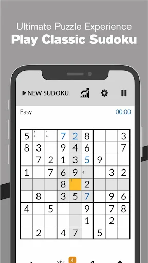 Sudoku ডাউনলোড করুন – সেরা মস্তিষ্কের গেম বিনামূল্যে উপভোগ করুন - Screenshot 1