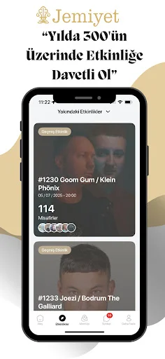 Jemiyet অ্যাপ ডাউনলোড করুন – Exclusive Digital Club অভিজ্ঞতা - Screenshot 2