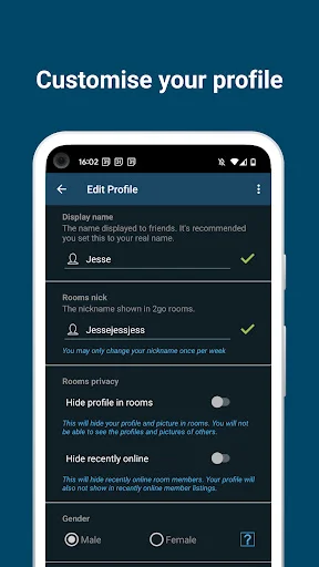 2go Chat ডাউনলোড করুন – নতুন বন্ধু ও চ্যাট রুমের জন্য সেরা অ্যাপ - Screenshot 18