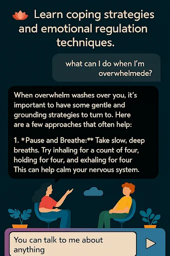 Safe Space: AI Therapist ডাউনলোড করুন – ব্যক্তিগত মানসিক সহায়তা - Screenshot 5