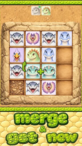 Primals 2048 ডাউনলোড করুন – ডাইনোসর পাজল গেমটি বিনামূল্যে খেলুন - Screenshot 1