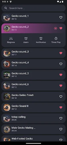 Gecko Sounds ডাউনলোড করুন – সেরা গেকো সাউন্ড ক্লিপস এখন বিনামূল্যে - Screenshot 2