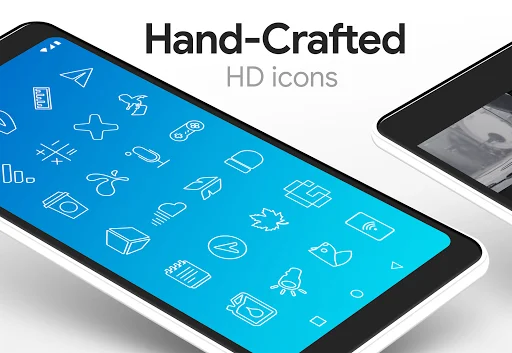 Lines – Icon Pack ডাউনলোড করুন – সেরা মিনিমালিস্ট আইকন প্যাক - Screenshot 8