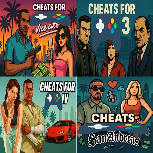 Cheats for all GTA ডাউনলোড করুন – সেরা গেম চিট কোড সংগ্রহ - Screenshot 1
