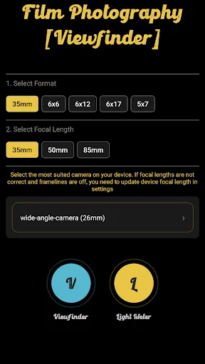 Film Photography Viewfinder ডাউনলোড করুন – সেরা ফটোগ্রাফি টুলস - Screenshot 6