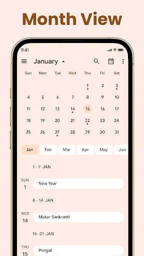 Calendar ডাউনলোড করুন – আপনার দিন সাজান সেরা শিডিউল প্ল্যানার দিয়ে - Screenshot 4