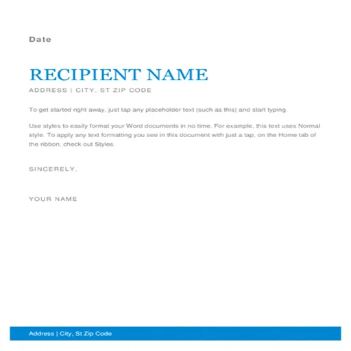 Business Letter Templates ডাউনলোড করুন – পেশাদার ফরম্যাট - Screenshot 14