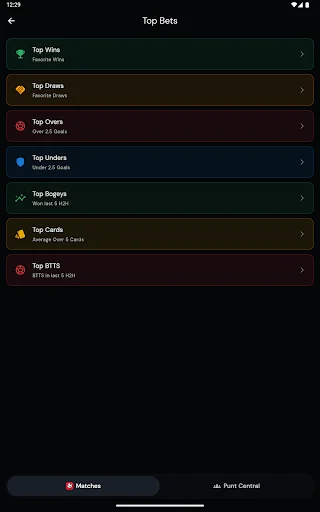 Puntsville: Live Scores & Tips ডাউনলোড করুন – ফুটবল আপডেট ও প্রেডিকশন - Screenshot 14