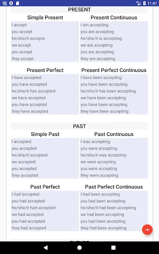 English Verbs অ্যাপ ডাউনলোড করুন – ইংরেজি গ্রামার শিখুন - Screenshot 11