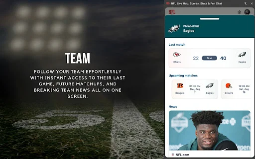 NFL Live Hub ডাউনলোড করুন – লাইভ স্কোর ও AI অ্যানালাইসিস - Screenshot 5