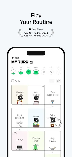 MyTurn – One turn a day ডাউনলোড করুন | প্রতিদিনের কাজ সহজ করুন - Screenshot 1