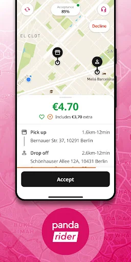 foodpanda rider অ্যাপ ডাউনলোড করুন – আয় বাড়ান ও ডেলিভারি দিন - Screenshot 1