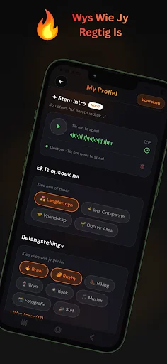 Vlam: Afrikaanse Dating App ডাউনলোড করুন – আপনার ভালোবাসা খুঁজুন - Screenshot 3