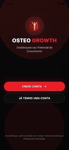 OsteoGrowth ডাউনলোড করুন – আপনার স্বাস্থ্য ও ফিটনেস ট্র্যাকার - Screenshot 1