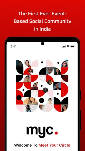 MYC – Meet Your Circle ডাউনলোড করুন – নতুন সোশ্যাল নেটওয়ার্ক - Screenshot 1