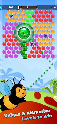 Bubble Honey Shooter ডাউনলোড করুন – সেরা পাজল গেম ফ্রি - Screenshot 13
