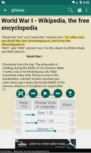@Voice: Text to Speech Reader ডাউনলোড করুন – সেরা TTS অ্যাপ - Screenshot 2