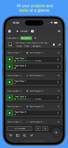 Time Tracker – Timesheet ডাউনলোড করুন – প্রোজেক্ট ও টাস্ক ম্যানেজমেন্ট - Screenshot 1