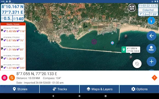 Kadal Map – Marine Navigation ডাউনলোড করুন – সেরা মেরিটাইম ট্র্যাকিং - Screenshot 21