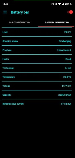 Battery Bar ডাউনলোড করুন – স্মার্টফোন ব্যাটারি মনিটরিং টুলস - Screenshot 10