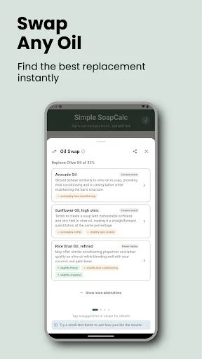 Soap Calculator – SoapCalc ডাউনলোড করুন – সেরা লাই ক্যালকুলেটর - Screenshot 6