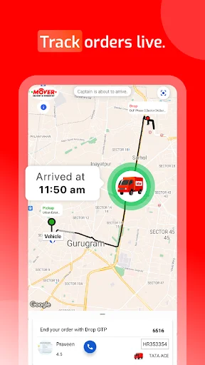 MOVER অ্যাপ ডাউনলোড করুন – ট্রাক ও বাইক বুকিং দ্রুত ও সহজ - Screenshot 5