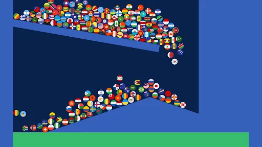 Country Marble Race Stream Run ডাউনলোড করুন – সেরা মার্বেল রেসিং গেম - Screenshot 2