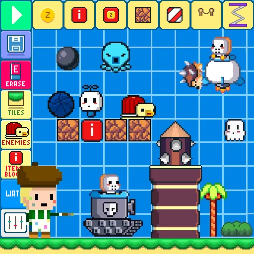 Zack’s Level Maker ডাউনলোড করুন – কাস্টম প্ল্যাটফর্মার গেম তৈরি করুন